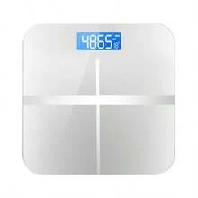 Digital Body Composition Scale, Smart Body Fat & Weight Monitor For Home Fitness And Health, Smart Bathroom Scale, White - A - View 3