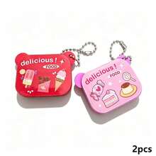 1pc/2pcs/4pcs Miniature Lunch Box Model, Mini Compartment Bento Box, Suitable For Dollhouse Restaurant Scene Decoration Accessories, Ideal Choice For Decoration Enthusiasts - Multicolor - View 14