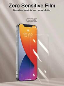 3入組 HD 鋼化玻璃螢幕保護貼 防刮耐磨,適用 16/16 Plus/16 Pro/16 Pro Max/15/15 Plus/15 Pro/15 Pro Max,生日送禮佳品,適合家人朋友,手機螢幕保護貼配件,防水防震防摔防指紋全螢幕覆蓋 - 無色 - 查看 4