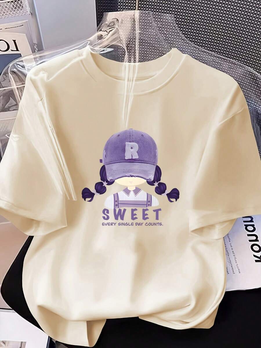 Women T-Shirts - Apricot - View 1