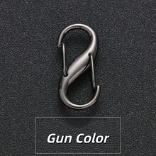 1pc/4pcs/8pcs S-Shaped Adjustable Buckle, Backpack Key Chain Bag Strap Adjustment Buckle, 8-Shaped Buckle, Metal Accessories, Adjustable Chain Pull Buckle, Chain Shortening Buckle, Metal Chain Shoulder Strap Key Spring Buckle, Hardware Accessories - S-type Adjustment Buckle - View 19