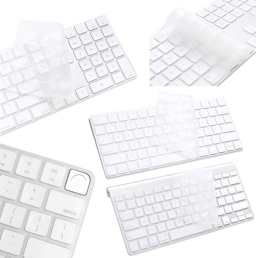 SDYIGOE 適用於 Magic Keyboard 觸控 ID A3118 A3203 A2449 A2450、無數字鍵盤 A1644 A1314 的 TPU 鍵盤保護蓋 - 查看 1