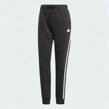 Adidas Celana Olahraga Lari Slim Fit Wanita Musim Semi Musim Gugur Celana Panjang Rajut untuk Latihan IN9479 - Hitam/putih - View 2