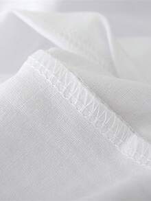 Men Swim Cover-Ups - White - View 7