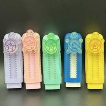 2 Cute Shaped Erasers With Retractable Design, Includes Eraser Refills, Suitable For Office Correction And Cleaning, Perfect Learning Supplies As Student Rewards Or Gifts For Classmates (Random Color) - A - View 10