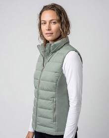 STFASHION Women Gilets - Green - View 3