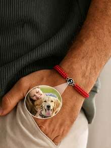 Customized Photo Projection Bracelet, Fashionable Minimalist And Classic; Suitable As Birthday Gift, Father's Day Gift, Valentine's Day Projection Jewelry Or Couple Valentine's Day Anniversary Gift. - Multicolor - Style 5 - View 17