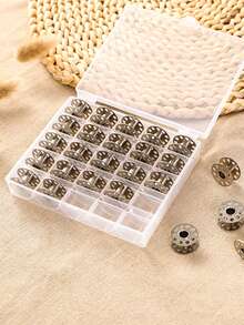 Bobbin Kit, Bobbin, Bobbin Case Kit, Sewing Machine Accessories, With Bobbin Case And Bobbin Core, Sewing Machine Bobbin, Home Sewing Machine Accessories, Portable Storage Box, Sewing Parts And Tools Kit - Multicolor - View 7