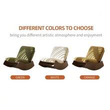 Comfortable Rocking Chair, High-Quality Upholstered Armchair, Solid Wood Frame, Perfect For Various Living Areas, Accent Reading Chair For Bedroom And Living Room - 橘色 - 查看 8