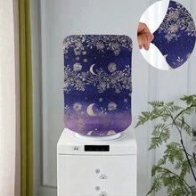 Water Dispenser Barrel Cover For 5 Gallon Water Bottlem, Moon Flowersprinted Durable Fabric Water Cooler Covers, Elastic Fabric Bucket Decor Protector Cover - Multicolor - View 12