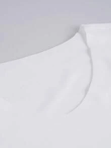 Norcotton Men's 2-Pack Thermal V-Neck Undershirts, Autumn/Winter Stretch Slim Fit Seamless Sleeveless Base Layer - White - View 4