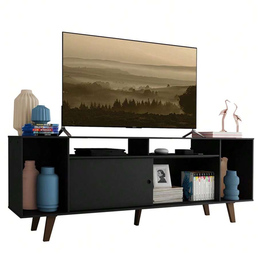 MADESA Television Stands & Entertainment Centers - Black - View 1