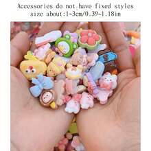 Polymer Clay & Resin Diy Accessories Set For Hairpins, Hairclips, Etc, Gift For Others - Multicolor - View 5