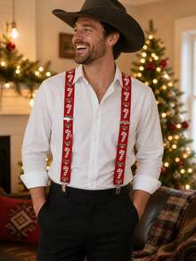 Men's 3.5cm High Elasticity Suspenders - Multicolor - View 2