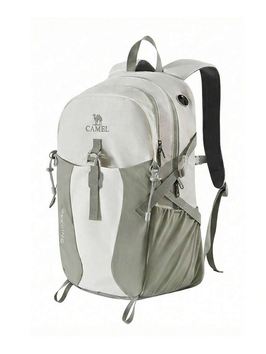 CAMEL CROWN Foldable Large Capacity Travel Bag Backpack Short Distance Travel Fitness Storage Bag - Light Khaki - View 1