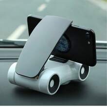 1pc Car Phone Holder, Car Navigation Support Stand, Creative Multi-Function Car Interior Universal Ornament Bracket Model Car - A - View 12