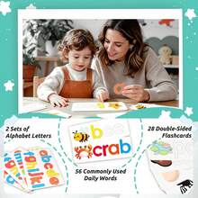 somoving Spanish Alphabet & Number Learning Set, Includes ABC Letter Cards And 123 Number Cards, Designed To Enhance Bilingual Vocabulary For Children And Adults - Multicolor - View 3