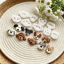 9Pcs Assorted Puppy Dog Head Polymer Clay Cutters Set Various Dog Breeds Face Clay Molds DIY Handmade Earring Pendant Jewelry Craft Supplies - 9pcs - View 7