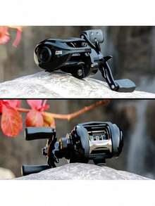 Reel Pancing Pro Max Profil Rendah Baitcasting Reel Water Drop Reel 7.1:1 8KG Drag 7+1BB Dengan Umpan Asli - MultiWarna - View 7