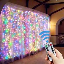 1pc 3 Meters/6m USB Plug Home Decor LED String Lights For Wedding Birthday Party Holiday Celebration Party Decoration With Remote Control - USB Curtain Light - View 2