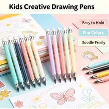 Eternal Pencil With Eraser, Inkless Advanced Technology, HB Macaron Color, No Sharpening Needed, Break-Resistant Pencil - A - View 7