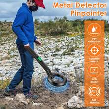 High-Precision Portable Handheld Metal Detector For Coins, Silver, And Jewelry - Black - View 9