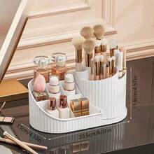 Multifunctional Cosmetic Storage Box With Multiple Compartments, Can Store Stationery, Skincare Products And Makeup Brushes - A - View 7