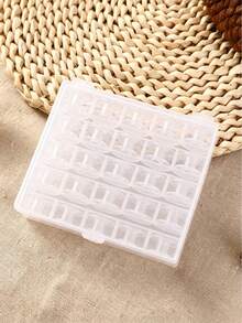 Detachable Bobbin Case Storage Box, Bobbin Tower Storage Box, No Bobbin, Transparent Bobbin Case Set, Essential Tool For Embroidery And Home Sewing, Best Gift For Family - Multicolor - View 8