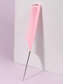 Professional Tail Comb Set, Includes Tail Comb, Parting Comb, Stainless Steel Tail Comb, Anti-Static Comb, Braiding Comb, Fine Tooth Tail Comb, Highlight Comb, Multi-Functional, Suitable For Normal Hair, Candy Color Hair, Ideal For Bridal Hairstyles, Hair Salons, Salons And Home Use. - Multicolor - View 29