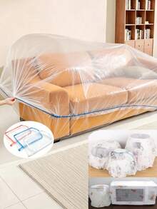5/1 buah Penutup Furnitur Transparan Ukuran Besar - Bahan Plastik Tahan Lama dengan Karet Elastis yang Rapat, Cocok untuk Segala Cuaca, Melindungi Sofa, Meja, Bangku dari Hujan/Salju/Sinar UV - Cocok untuk Teras, Balkon - Pemasangan Mudah - Cocok untuk Furnitur Besar - Sepanjang Musim - Cocok untuk Sofa dan Meja - Desain Transparan, Pas Rapat, Penutup Sofa, Penutup Furnitur, Perlengkapan Musim Panas, Perlengkapan Liburan, Wajib Dimiliki di Musim Panas, Wajib Dimiliki di Liburan - MultiWarna - View 12