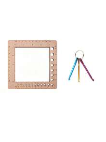Knitting/Crochet Travel Kits, Yarn Knitting Tool Density Ruler Portable Travel Ruler - Multi-Functional Handmade Knitting Tool, Suitable For Knitting, Crochet, Sewing, Portable Needle Gauge Ruler Suitable For Handmade Knitting Crafts, Suitable For Making Sweaters, Scarves, Hats And Other Home Handmade Products - A - View 15