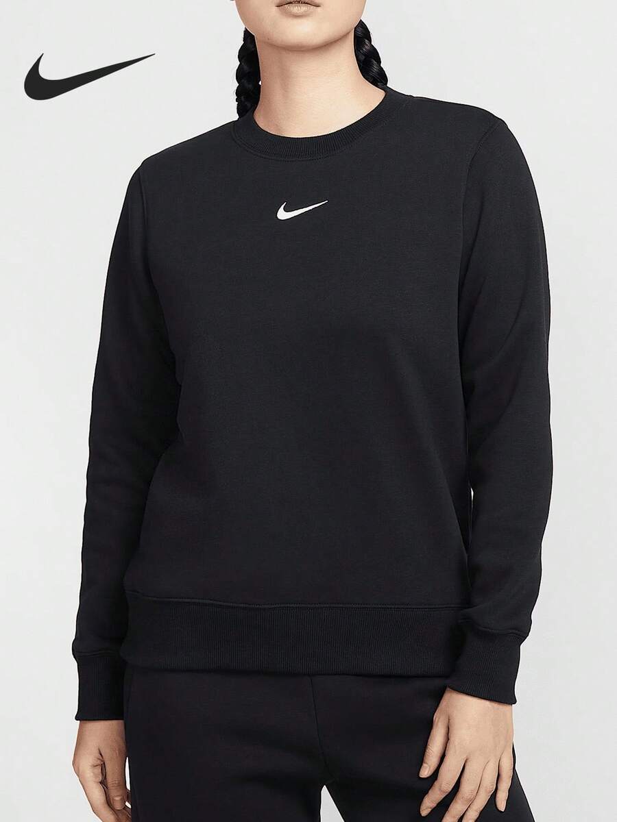 Sweatshirt Pullover Leher Bulat Berlapisan Termal Wanita Nike Asli Baru DQ5752-010 - DQ5752-010 - View 1