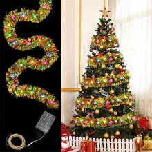 5m 50 LED Battery Operated Colorful String Lights, Suitable For Birthday, Wedding, Party Decoration, Christmas, Christmas Tree, Halloween Decoration, Indoor String Lights - Battery Box Color Stripes - View 4