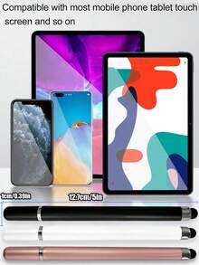 Bút cảm ứng 2 trong 1 đầu kép, bút cảm ứng màn hình phổ biến, tương thích với iPad, điện thoại, điện thoại Android, máy tính bảng, đầu nhọn, phù hợp cho vẽ nghệ thuật kỹ thuật số, phác thảo, viết và sử dụng văn phòng - Xem 6