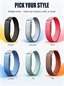 Nylon Sport Band Compatible With Google Air Women Men,Soft Breathable Wristband Replacement Micro-Adjustable Performance Loop - Dark Blue - View 7