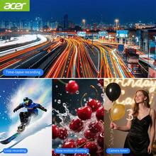 Acer Action Camera, 75MP Interpolated Pixels, 270° Electric Rotating Lens, 4x Digital Zoom, 1.69-Inch Touchscreen, Supports External Microphone, Entry-Level Handheld Camera, Vlog Outdoor Travel WIFI Portable Recorder - View 8