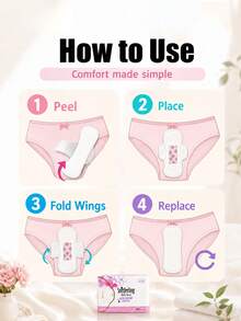 Pembalut Wanita Ukuran Mini 180mm~420mm, Cocok untuk Penggunaan Siang dan Malam, Dengan Sayap, Tersedia 5 Ukuran, Bernapas dan Lembut, Perlindungan Anti Bocor Tahan Lama, Kering dan Bernapas, Cocok untuk Masa Menstruasi Wanita, Penggunaan Sehari-hari saat Bekerja dan Bepergian - Pembalut wanita (satu set untuk sekali pakai) - View 7
