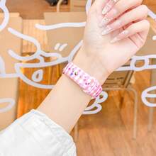 Multifunctional Daily Watch Band, Fashionable Versatile Creative Star Grid Silicone Watch Band Design, Compatible With Huawei 11pro/11/10/9/8 Series Watch Band, Quick Release Buckle Design, Supports NFC Version Sharing, Smart Fashion Couple Watch - Multicolor - View 8