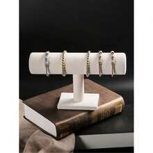 2/1pc Velvet T-Shaped Bracelet Display Stand, Necklace Display Stand, Jewelry Rack, Jewelry Storage Rack, Desktop Display Stand, Desktop Jewelry Rack, Mother's Day Gift, Suitable For Retail Display Cabinets, No Electricity Required, Sturdy Plastic Base, Perfect For Displaying Necklaces, Bracelets And Watches, Jewelry Storage Rack, Christmas And Valentine's Day Gift - Multicolor - View 16