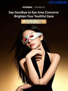 HYUNDAI Red And Blue Light Eye Massager For Eye Bags, Wrinkles, And Dark Circles, Large-Panel Eye-Specific Massage Beauty Device [Eye Care]Super Photonic Eye Mask - View 1