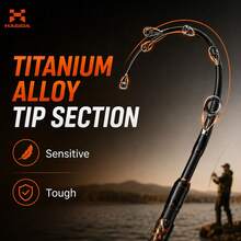 HASIDA Butterfly 86g Ultra-Light Telescopic Fishing Rod, Portable Compact Lure Rod With Comfortable Handle, Suitable For Travel Freshwater Fishing - Butterfly - View 6