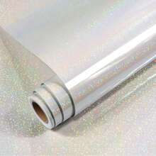 300*21cm Brand-New Self-Adhesive Cold-Pressed Film, Small Dot Pattern Cold-Pressed Film, Holographic Label Self-Adhesive Laminated Film And Transparent Cold-Pressed Vinyl Craft Products Can Be Used Without Heating And Laminating Machine - Circular Dots - View 3