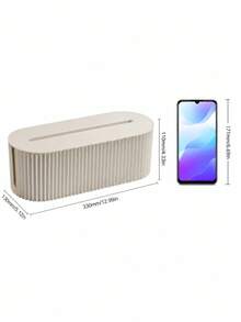 Large Capacity Desktop Cable Management Box Power Strip Organizer Phone Tablet Cable Holder Wire Storage Box Suitable For Power Strip, Surge Protector, Charger, Adapter, TV Computer Cable Hiding Box - Multi-color - View 7