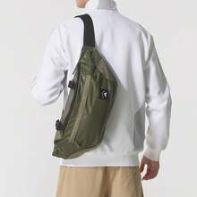 Adidas Unisex New Sports Crossbody Bag, Portable Outdoor Cycling Shoulder Bag, Size: Approx. 52*21*10.5CM - Olive Green - View 10