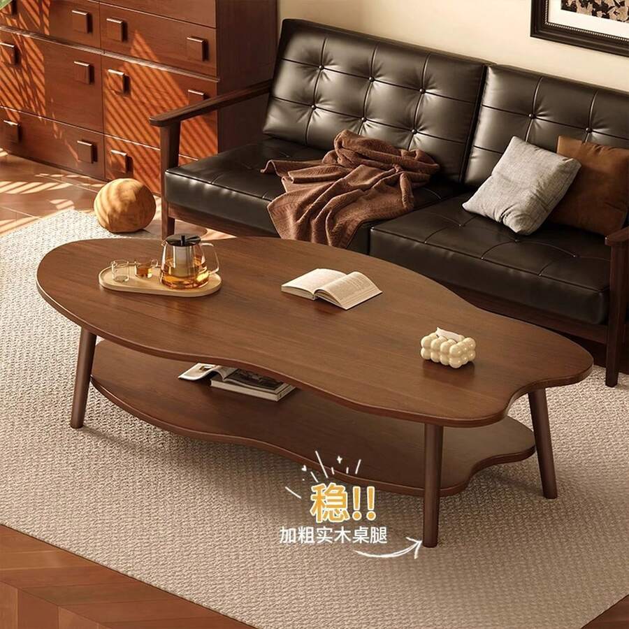 Coffee Tables - Warm White Double Layer - View 1