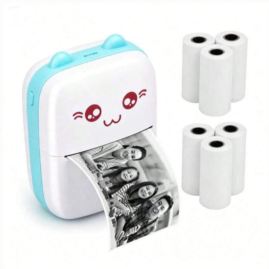 Mini Thermal Printer Paper, Label Paper, Thermal Printing Paper, Inkless Printing, Marking Stickers Suitable For Photos And Images - A - View 1
