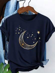 Women T-Shirts - Black - View 8