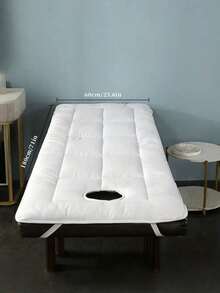 1pc Soft Thick SPA Massage Bed Mattress And Face Cradle Set - Comfortable Face Cover With Hole - Multicolor - View 2