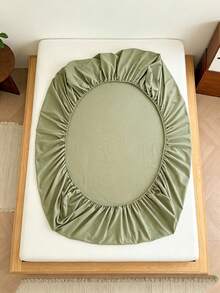 Camel Brushed Soft & Comfortable 3 PiecesBed Sheet Set - Green - View 6