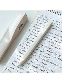 1pc/Box Creative Twist Neutral Pen 0.5mm Black Ink Soft Touch Writing Pen Office Supplies - A - View 12